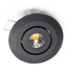 Mini spot zwart incl. dimbare driver