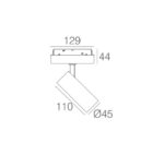 Spot magneet track 45mm 48V - Afbeelding 3