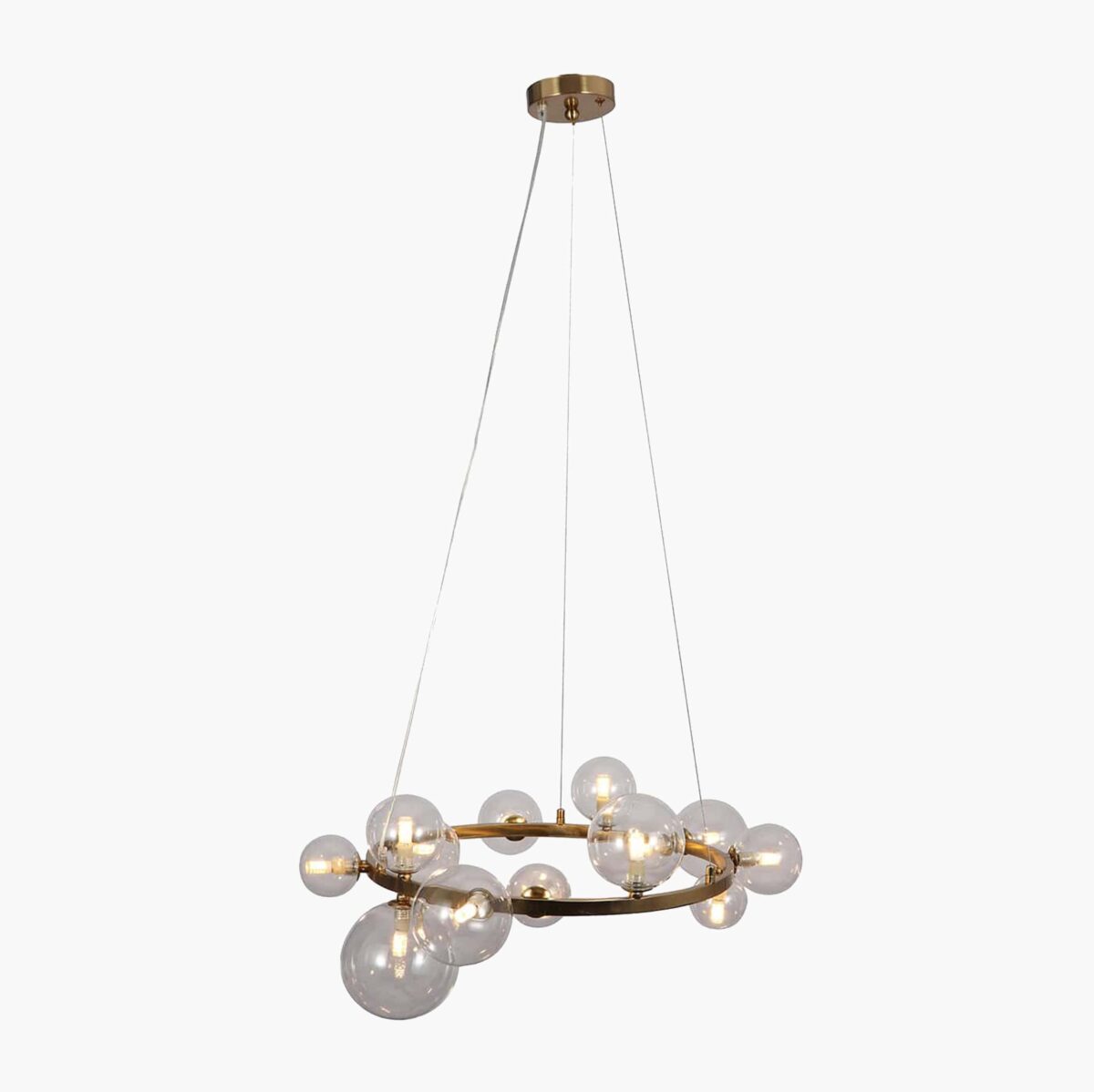 Hanglamp Yosie brushed gold (Brushed Gold) - Afbeelding 1