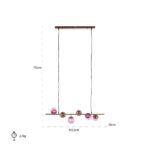 Hanglamp Bente roze (Pink) - Afbeelding 2