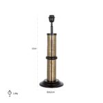 Tafellamp Grace (Black/gold) - Afbeelding 2