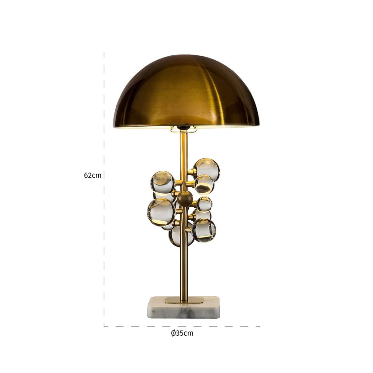 Tafellamp Bela (Bronze) - Afbeelding 2