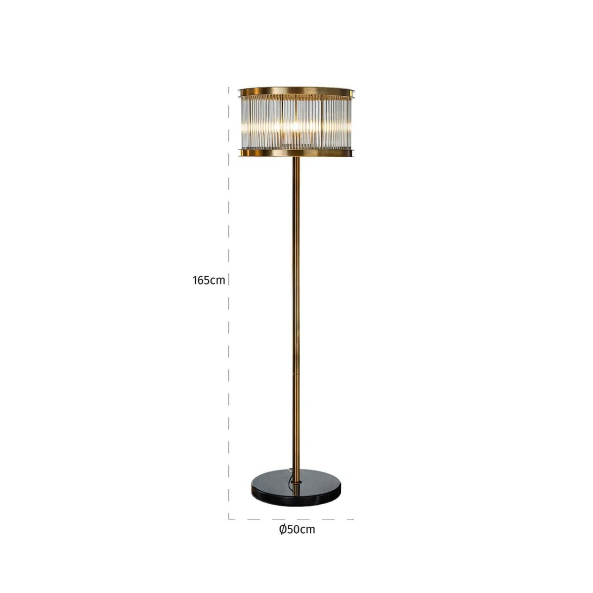 Vloerlamp Nadine (Bronze) - Afbeelding 2