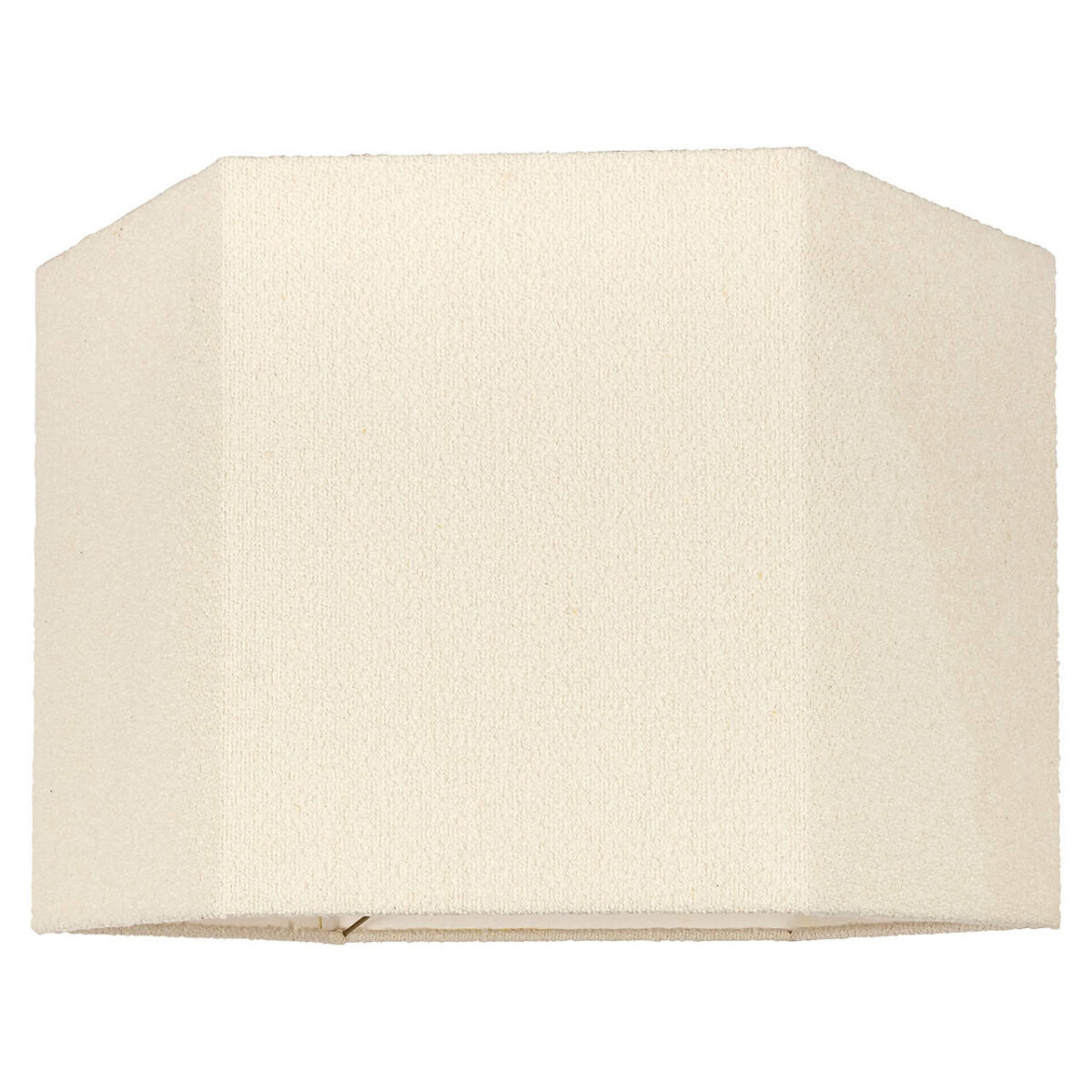 Lampenkap Soho white bouclÃ©, extra groot zeshoekig (White) - Afbeelding 2