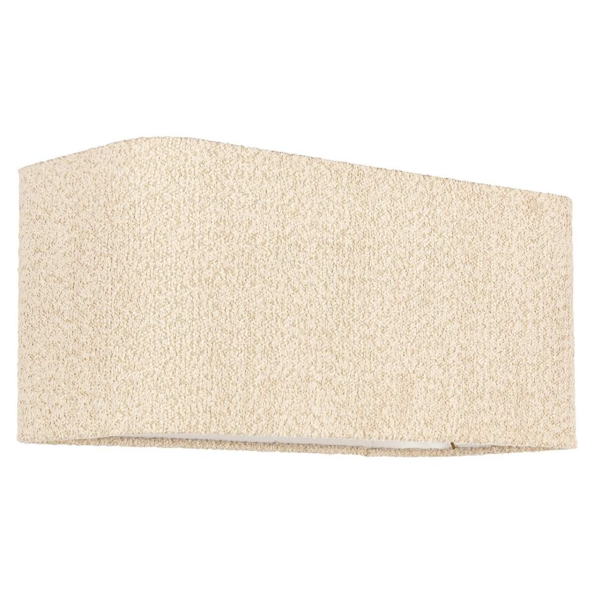 Lampenkap Miley sand bouclÃ©, rechthoekig - Afbeelding 1